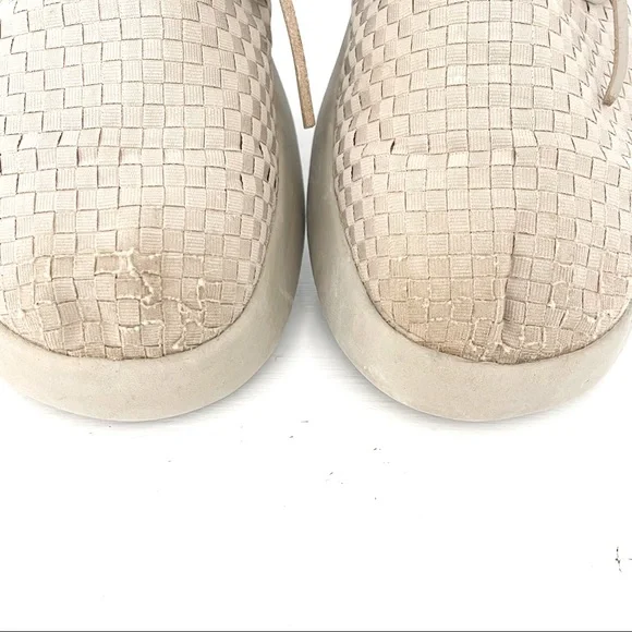 Womens Soft Science The Cruise Loafers Lightweight Woven Leather Laces Boat Tan - Picture 9 of 14